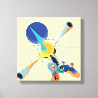 Bau-Haus stijl moderne kunst canvas Afdruk