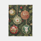 Bauble Brilliance Fleece Deken (Voorkant)