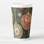 Bauble Brilliance Latte Mok (Voorkant)