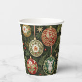 Bauble Brilliance Papieren Bekers (Achterkant)