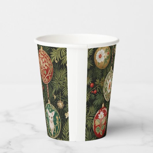 Bauble Brilliance Papieren Bekers (Rechts)