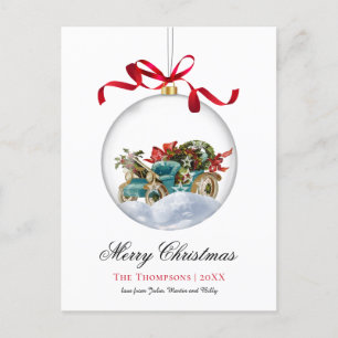  Bauble Car Christmas Feestdagenkaart