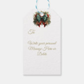 Bauble Christmas Gift Label Cadeaulabel (Achterkant)
