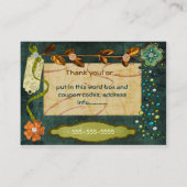 Bauble Collectives Custom 2-zijdig Kortingskaartje (Achterkant)