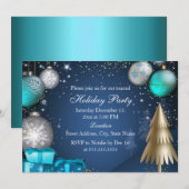 Bauble Corporate Work Kantoor kerstparty Kaart (Voorkant / Achterkant)