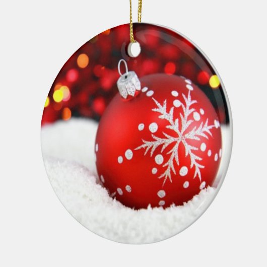 Bauble in Snow Ornament (Links)