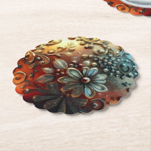 Bauble Kartonnen Onderzetters (Gekanteld)