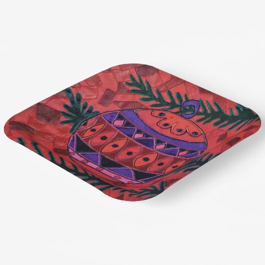 Bauble Papieren Bordje (Gebogen)