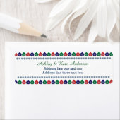 Bauble Pattern - Gepersonaliseerde kerst Etiket (Insitu)