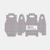 Bauble Pattern Kerstmis Bedankdoosjes (Uitgevouwen)