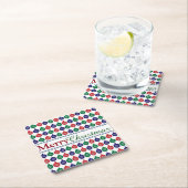 Bauble Pattern Kerstmis Kartonnen Onderzetters (Insitu)