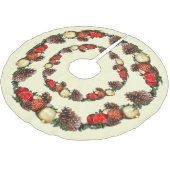 Baubles en dennenappels kerst kerstboom rok (Gekanteld)