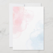 Baubles Feestelijke Winter Kerstmis Geslacht onthu Kaart (Achterkant)