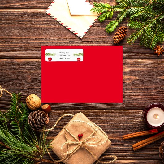  Baubles kerstboom Festive Wedding Etiket