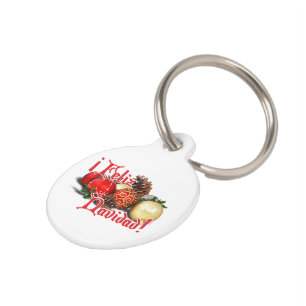 Baubles & Pine Cones - Feliz Navidad Huisdierpenning