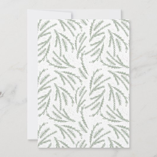 Baubles voor kerstversiering Kaart (Achterkant)