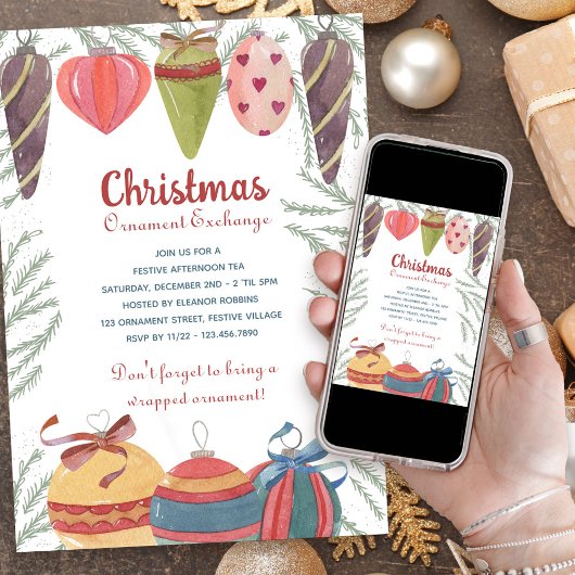 Baubles voor kerstversiering Kaart