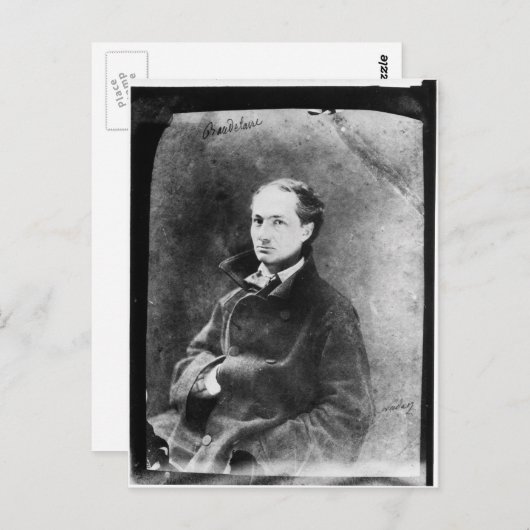 Baudelaire Briefkaart (Voorkant / Achterkant)
