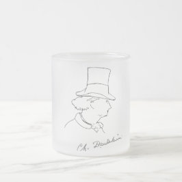 Baudelaire in Top Hat Matglas Koffiemok
