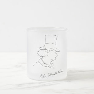 Baudelaire in Top Hat Matglas Koffiemok