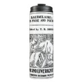 Baudelaire  Poetry Book Thermosbeker (Voorkant)