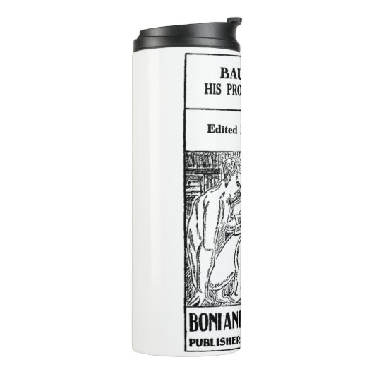 Baudelaire  Poetry Book Thermosbeker (Gedraaid links)