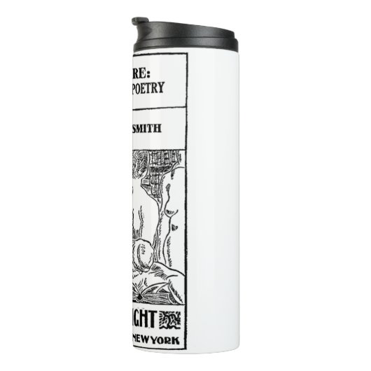 Baudelaire  Poetry Book Thermosbeker (Geroteerd rechts)