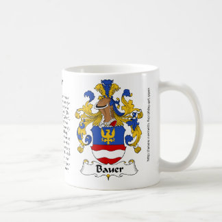 Bauer Family Crest op een mok