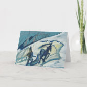 Bauer mit Pferdeschlitten | Ernst Ludwig Kirchner Kaart (Voorkant)