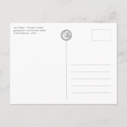 Bauer Tuvstarr CC0415 Fairy Tale Briefkaart (Achterkant)