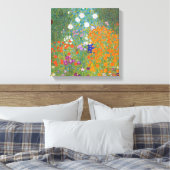 Bauerngarten - Gustav Klimt Canvas Afdruk (Insitu (Slaapkamer))