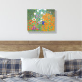 Bauerngarten - Gustav Klimt Canvas Afdruk (Insitu (Slaapkamer))