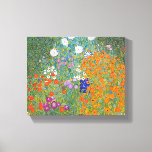 Bauerngarten - Gustav Klimt Canvas Afdruk (Voorkant)
