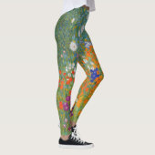 Bauerngarten - Gustav Klimt Leggings (Rechts)