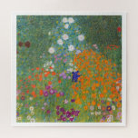 Bauerngarten Gustav Klimt Legpuzzel<br><div class="desc">Pas de grenskleur aan zoals gewenst.</div>