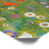 Bauerngarten - Gustav Klimt Perfect Poster (Hoek)