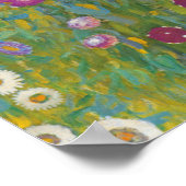 Bauerngarten - Gustav Klimt Poster (Hoek)