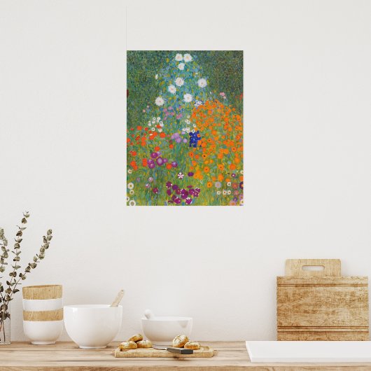 Bauerngarten - Gustav Klimt Poster (Keuken)