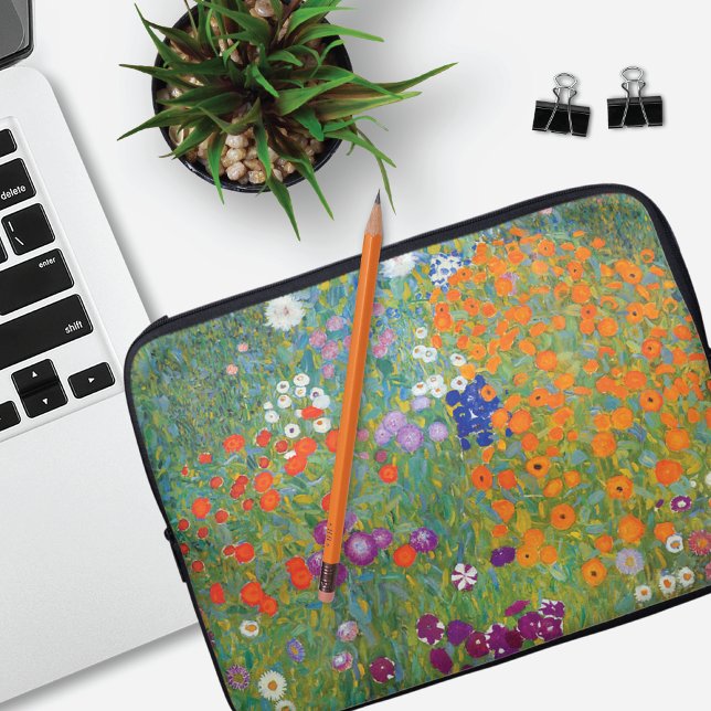 Bauerngarten Landschap Gustav Klimt Laptop Sleeve (Creator heeft geüpload)