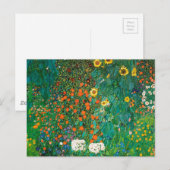 Bauerngarten mit Sonnenblumen door Gustav Klimt 19 Briefkaart (Voorkant / Achterkant)