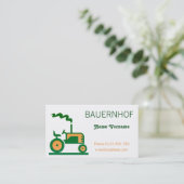 Bauernhof Visitekaartje (Staand voorkant)