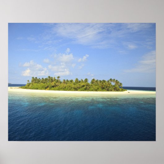 Baughagello Island, South Huvadhoo Atoll, 3 Poster (Voorkant)