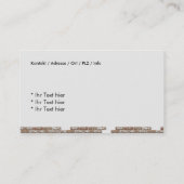 bauhandwerker visitekaartje (Achterkant)