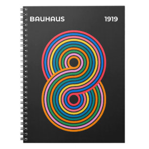 Bauhaus 1919 Cirkel Lus Ontwerp Notitieboek