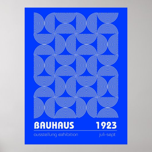 Bauhaus 1923 Abstract Exhibition Poster (Voorkant)