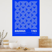 Bauhaus 1923 Abstract Tentoonstelling Poster (Keuken)