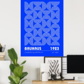 Bauhaus 1923 Abstract Tentoonstelling Poster (Thuiskantoor)
