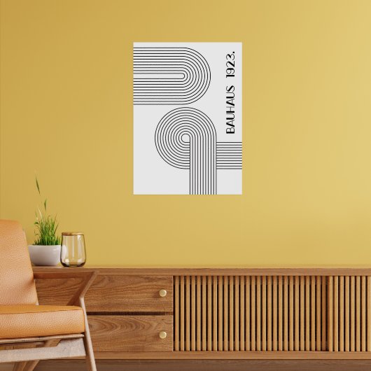 Bauhaus 1923 poster (Woonkamer 2)