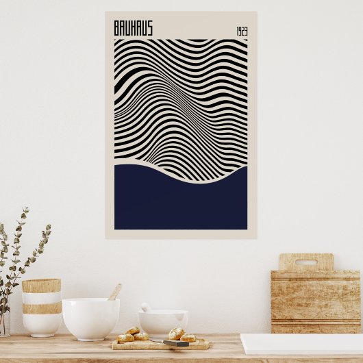 Bauhaus 1923 | Poster van het type Retro-ontwerp (Keuken)
