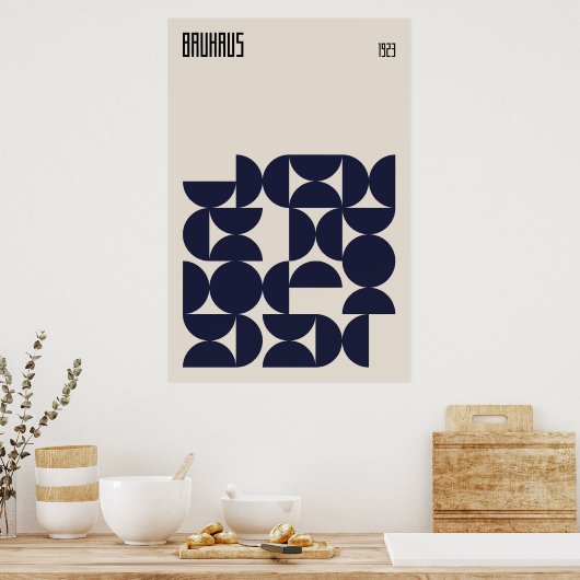 Bauhaus 1923 | Retrodesign Poster (Keuken)